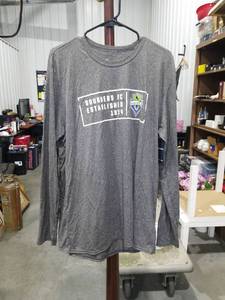 lot 11286 image: Seattle Sounders FC Established 1974 Long Sleeve T-Shirt Size XL