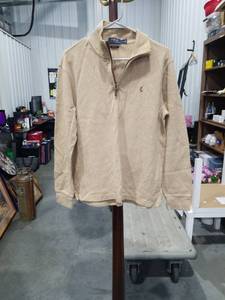 lot 11293 image: Polo Ralph Lauren Estate Rib Quarter Zip Pullover Sweater Size Medium