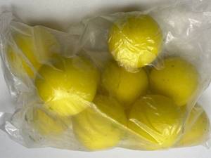 Yellow Lacrosse Balls Set