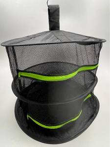 lot 108 image: Collapsible Mesh Drying Rack with Carrying Case