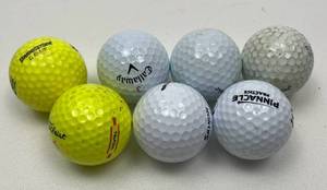 lot 111 image: Mixed Brand Golf Balls Set of 7