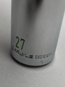 lot 128 image: 27mm Chrome Deep Socket 12-Point