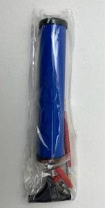 lot 135 image: Blue Manual Hand Pump with Hose and Nozzle