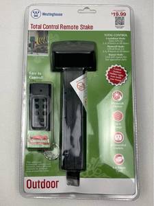 lot 138 image: Westinghouse 6-Outlet Total Control Remote Stake with Wireless Remote