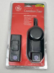 lot 140 image: GE Outdoor Countdown Timer with Remote Control