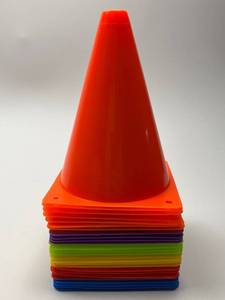 lot 155 image: Colorful Training Cones with Mesh Carry Bag