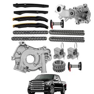 lot 3765 image: Blrack 9-0757S Timing Chain Kit wOil Pump & Water Pump Compatible with Ford F150 F-150, Mustang 2015-2017 5.0L V8 -Gen2 Coyote 5.0L V8