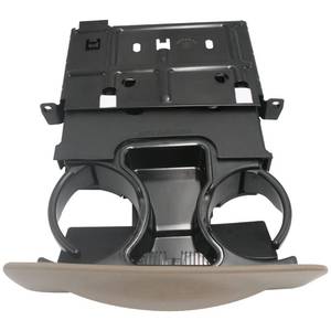 lot 3793 image: in Dash Cup Holder Insert wAshtray Tan Compatible with Ford F250 F350 F450 F550 Super Duty Truck Excursion 1999-2004 Dashboard Pull Out Cupholder YC3Z-2513560-CAB