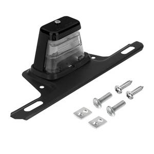 lot 3826 image: Sandfren Trailer LED License Tag Plate Light, 12V Waterproof Towing Vehicle Tag Plate Lighting with Bracket Mount, Tow Exterior Lamp, Universal for RV, Off-Road Vehicles, UTV (Black)