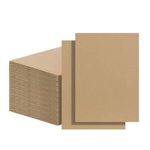 lot 3859 image: FARRAY 100 Pack 5x7 Inch Corrugated Cardboard Sheets, 1.8mm Thick Brown Kraft Cardboard Backing, Bulk Flat Cardboard Inserts Filler Pads for Packing, Shipping, Mailers, Crafts