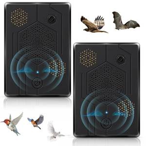 lot 3887 image: 2026 Ultrasonic Bird Repellent Devices Woodpecker Repellent Outdoor for Attic Pigeon Goose Deterrent Devices Rechargeable Bat Deterrent Indoor to Keep Birds Away from Porch Balconies 2 Pack