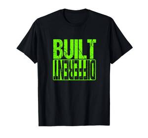 lot 3932 image: Kids Green Built Different Green Color Graphic Green T-Shirt L