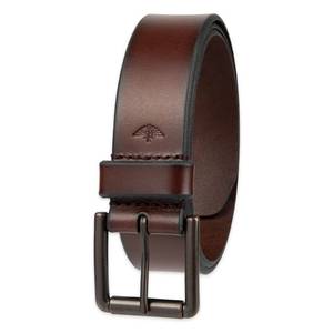 lot 3934 image: Dockers Mens Casual Leather Belt - 100% Soft Top Grain Genuine Leather Strap with Classic Prong Buckle,Brown,34