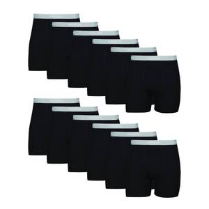 lot 3935 image: Hanes Men Hanes Boxer Briefs, Cool Dri Moisture-Wicking Underwear, Cotton No-Ride-up for Men, 12 Pack - Black, Small