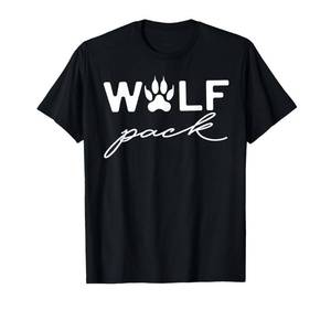 lot 3959 image: (Blue)Wolf Pack Shirt Wolf Pack Tee Family Matching Shirts T-Shirt XS