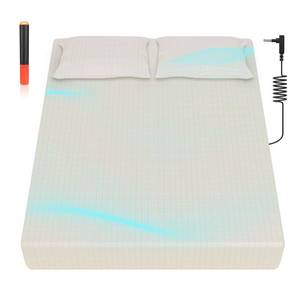 lot 3985 image: Grounding Sheets Queen, 90% Organic Cotton10% Pure Silver, Deep Pocket Grounded Bed Sheet for Improved Sleep, Pain Relief, with Static Grounding Cord and Test Pen(White, (60.1  80  15.1inch))