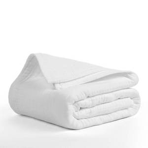 lot 5009 image: Salt Earth 100% Cotton Muslin Blanket, Gauze Blanket 80X90 Queen, 4 Layered for Couch, Bed, Living Room, Home, Lightweight & All Seasons Blankets & Throws, Easy wash,Nature & Skin Friendly(Cream)