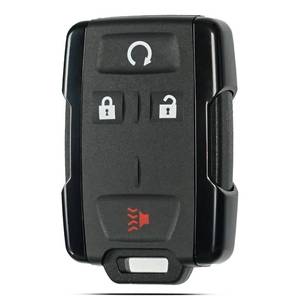 lot 5097 image: SUPALAND Key Fob Shell Case Replacement Fits for Chevrolet Colorado Chevy Silverado GMC Canyon Sierra 2014 2015 2016 2017 2018-2021 Keyless Entry Remote Control 4 Button Pad Cover Black M3N-32337100