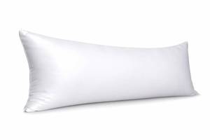 lot 5149 image: evoLive 100% Rayon Derived from Bamboo Cooling Breathable Body Pillow CoverPillowcases 21x54 inches with Hidden Zipper Closure (White, 21X54 Body Pillow Cover)