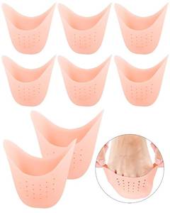 lot 5189 image: 8Pcs BLATOWN Silicone Toe Protectors Toe Covers for Women Men Shoe Filling, Gel Toe Pads Toe Cushions with Breathable Hole for Pain Relief Fit for High Heel, Ballet, Point Shoes (Beige)