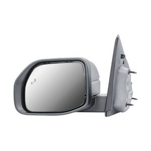 lot 5200 image: Replacement Driver Left Side Door Mirror Power and Heated Glass with BLIS (Blind Spot Sensor) Textured Black Cover for 2022-2025 Ford Maverick