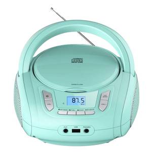 lot 5205 image: Portable CD Player Boombox with Bluetooth,FM Radio,USB MP3 Playback,CD Players for Home or Outdoor