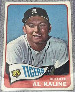 lot 114 image: 1965 Topps Baseball Card #130 - Al Kaline