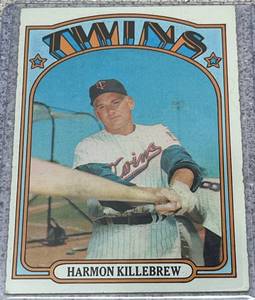 lot 137 image: 1972 Topps Baseball Card #51 - Harmon Killebrew