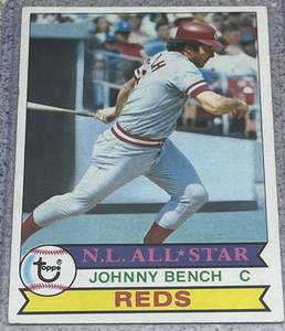 lot 162 image: 1979 Topps Baseball Card #200 - Johnny Bench