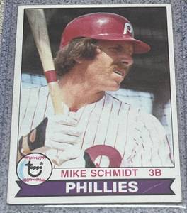 lot 163 image: 1979 Topps Baseball Card #610 - Mike Schmidt Philadelphia Phillies