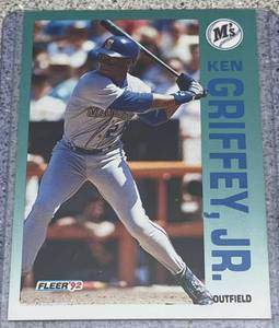 lot 217 image: 1992 Fleer Baseball Card #279 - Ken Griffey Jr
