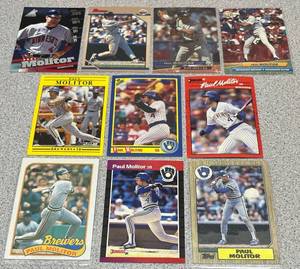 lot 220 image: Paul Molitor Baseball Card Collection (10 cards)