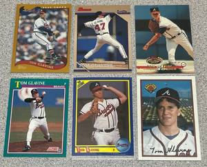lot 226 image: Tom Glavine Baseball Card Collection (6 cards)