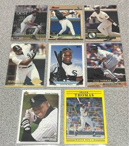 lot 230 image: Frank Thomas Baseball Card Collection (8 cards)