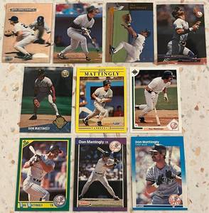 lot 250 image: Don Mattingly Baseball Card Collection (10 cards)