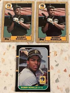 lot 264 image: Bobby Bonilla Baseball Card Collection (3 cards)