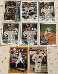 lot 269 image: Derek Jeter Baseball Card Collection (8 cards)