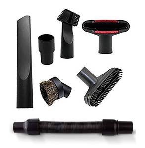 lot 4838 image: Vacuum Cleaner Attachments Flexible Extension Hose Brush Nozzle Crevice Tools for 1 14 inch Shop Vacuum Car Detailing Kit