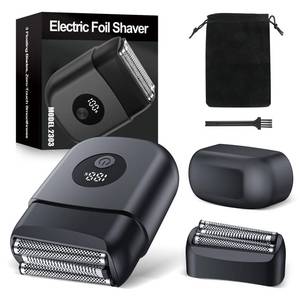 lot 4891 image: Electric Shavers for MenShavers for Men,3 Floating Blades,Extra 1 Shaving Head Gift,Dual Power Flexibility,IPX7 Waterproof,Rechargeable,Portable for Travel WetDry,USB Type C
