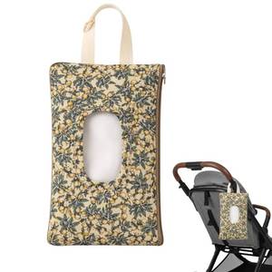 lot 4953 image: 1PCS (8.66  5.51inch) Diaper and Wipes Pouch, Diaper Wipe Pouch for On-the-Go Parents, Convenient Storage Solution for Baby Essentials, Cotton Fabric Construction with Durable Design