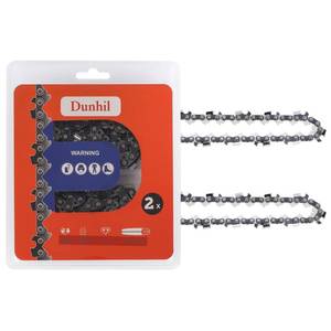 lot 4956 image: Dunhil 2-Pack 20 inch Chainsaw Chains 38 LP Pitch 050 Gauge 72 Drive Links for Husqvarna 455 Rancher 455 pro 460 rancher 555, for Stihl 33rs 72 MS260 MS290 MS391