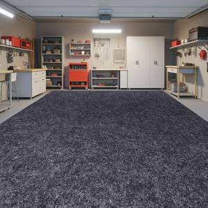 lot 4983 image: Evercomfy Garage Floor Mat, 6 x 8 Ft Waterproof Mat with Non-Slip Backing, Reusable Absorbent Surface, Easy Clean Floor Protector Oil Spill Mats for Garage, Driveway, Workshop