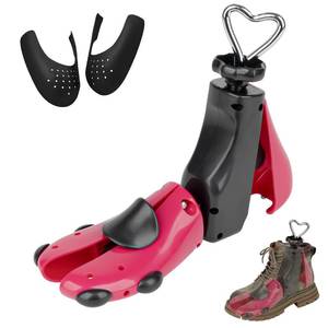 lot 6056 image: Msentuo Shoe Stretchers Men Women,Boot Stretcher men women adjustable length and wide feet (ROSE, S (Wms 6-10mens 5-9))