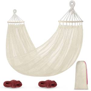 lot 6115 image: Outerman Camping Hammock,290  150cm(Max 550lb) Breathable Durable Portable Hammocks with Accessories, Perfect for OutdoorIndoor Patio Backyard etc.