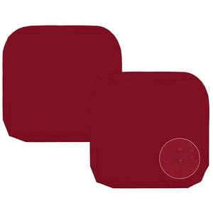 lot 6216 image: Sqodok Patio Cushion Covers, Waterproof Outdoor Cushion Covers Replacement, Patio Cushion Seat Slicovers for Sectional Sofa, Chair, Outdoor Wicker Patio Sofa (Dark Red, 19x19x3-2 Pack-Cover ONLY)
