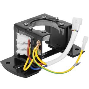 lot 6239 image: Ceiling Fan Mounting Bracket with Integrated Electrical Connections,AICWIOO Carbon Steel Sloped Cathedral Ceiling Canopy Bracket for Living Room,Outdoor Patio,or Porch with Grounding Wire(Type B)