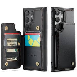 lot 6245 image: Vinich for Samsung Galaxy S23 Ultra Wallet Case with Card Holder, RFID Blocking Credit Slots Kickstand Shockproof Phone Cover Fit for Galaxy S23 Ultra 6.8 Black