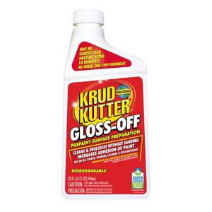 lot 6257 image: Krud Kutter Gloss-Off Prepaint Surface Preparation Cleaner, 32 oz, No Sanding Liquid Deglosser for Cabinets, Trim, Doors and Furniture, Removes Dirt Grease and Gloss for Paint Adhesion