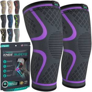 lot 6268 image: Modvel Compression Knee Brace for Women & Men - 2 Pack Knee Brace for Women Running Knee Pain, Knee Support Compression Sleeve, Workout Sports Knee Braces for Meniscus Tear ACL & Arthritis Pain Relief XXXL