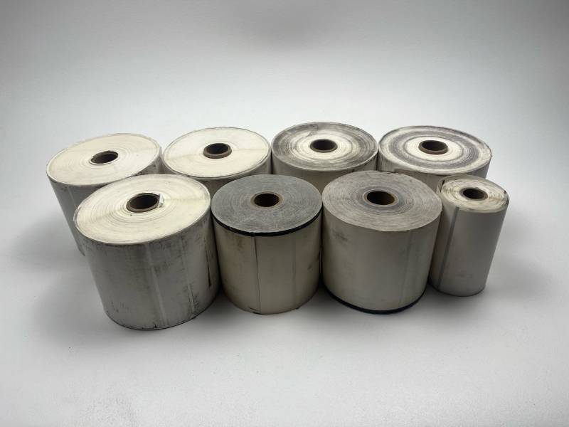 lot 196 image: White Direct Thermal Label Rolls Set